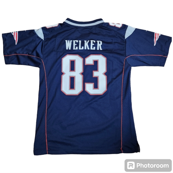 NFL New England Patriots Wes Welker #83 Jersey Nike Youth Large - Picture 3 of 6